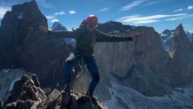 Vicente Urzúa in un'immagine di qualche mese fa sulle Torri del Paine @patagon_rock_ice