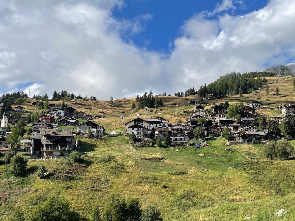 Il paese di Chamois (AO)