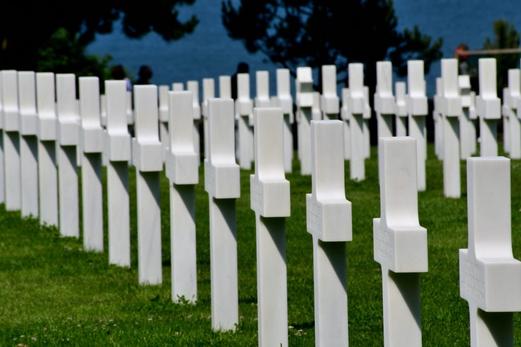 Omaha beach, il Cimitero di guerra USA, foto Stefano Ardito