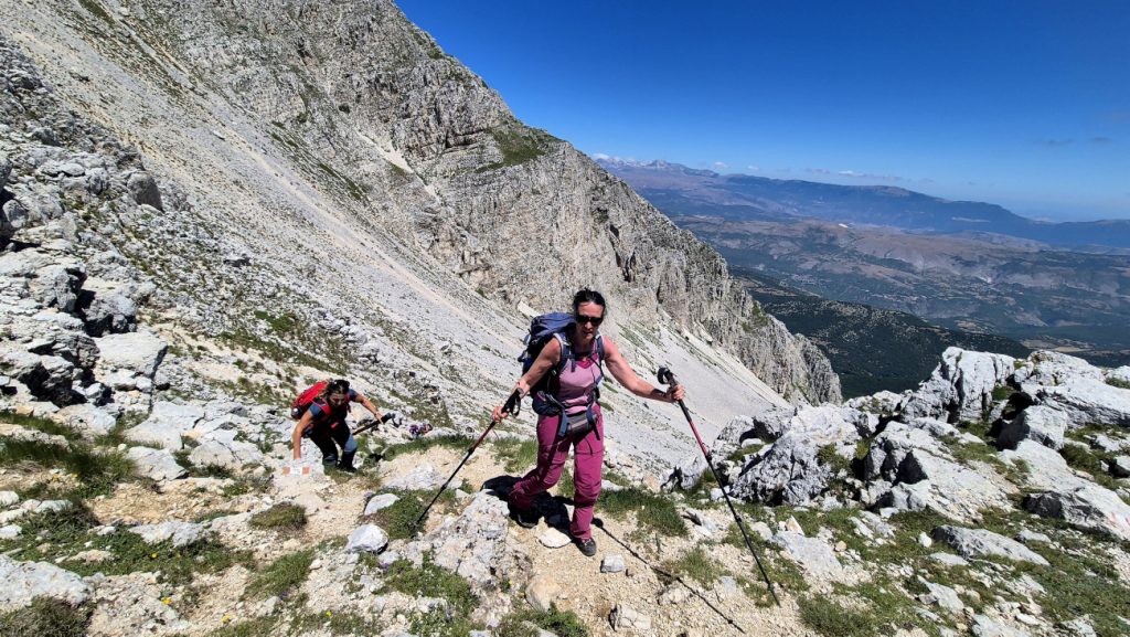 Sirente, uscita della Valle Lupara, foto Stefano Ardito