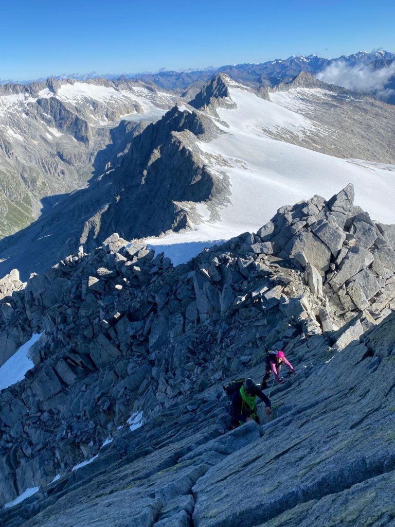 Una delle vie con le nuove protezioni