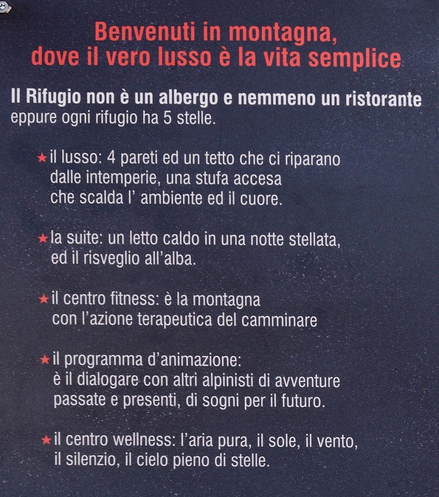 Il rifugio è aperto anche in alcuni periodi invernali. Foto Cesare Re