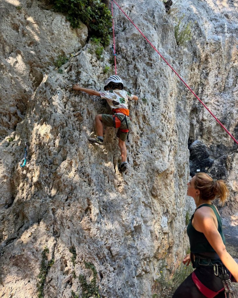 Piccoli climber crescono. Foto Elisabetta Sebastiano