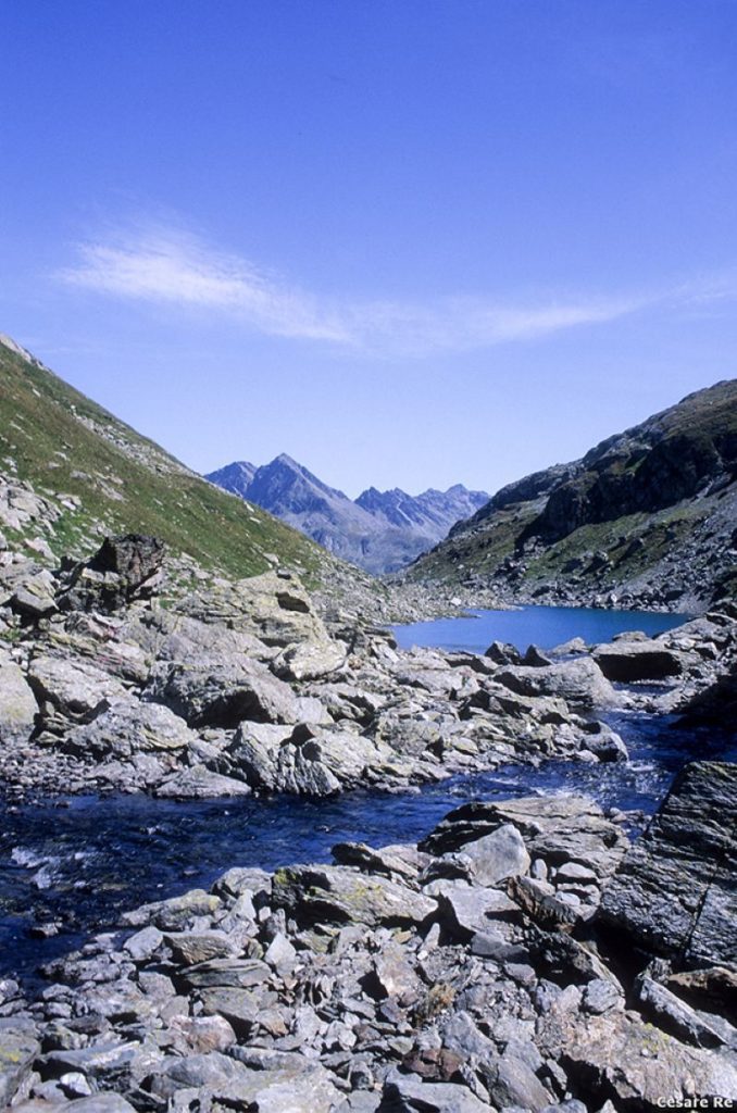 Verso il secondo lago di Bella Comba. Foto Cesare Re