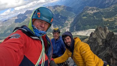 I tre protagonisti della scalataCFilippi-Maquignaz-Ratti