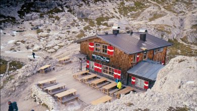 Il RIfugio Pian di Cengia. Foto Luigi Tassi