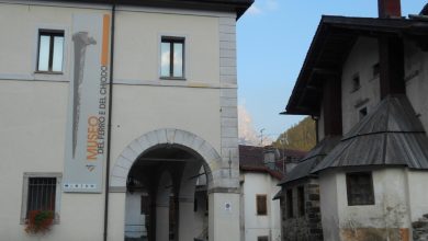 La sede del Museo del ferro e del chiodo a Forno di Zoldo