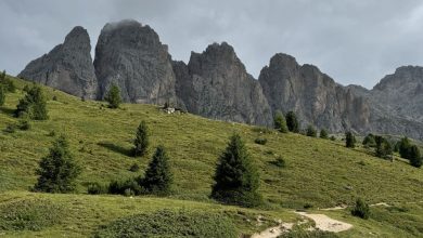 Le Odle, belle da qualunque parte le si osservi. Foto Benedetta Pellegrini