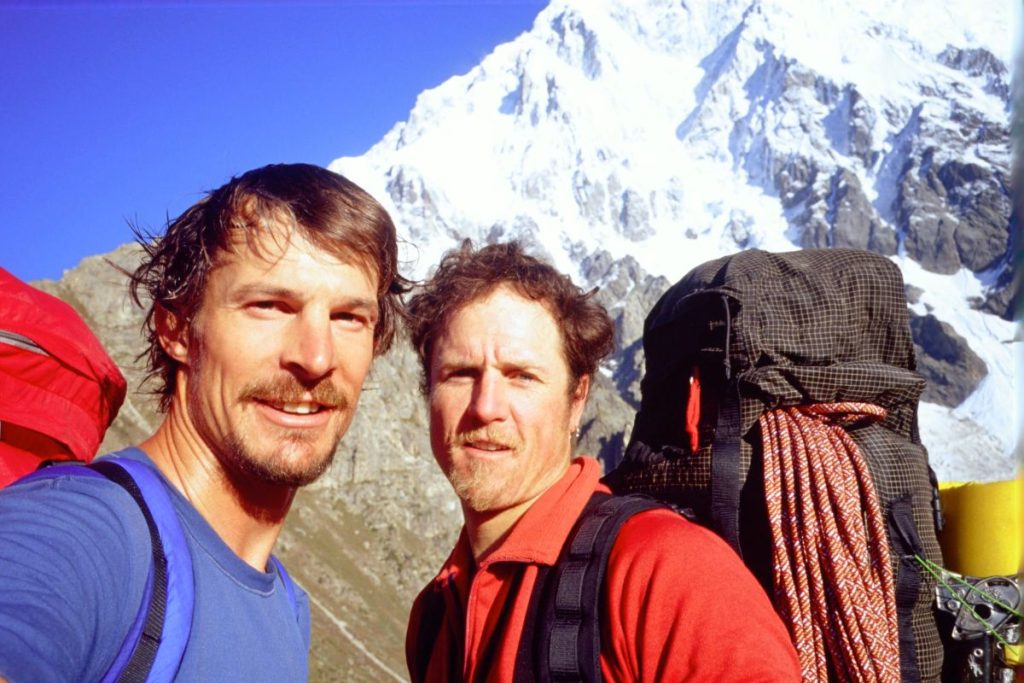 Steve House e Vince Anderson in partenza per il Nanga Parbat. Foto Steve House
