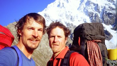 Steve House e Vince Anderson in partenza per il Nanga Parbat. Foto Steve House