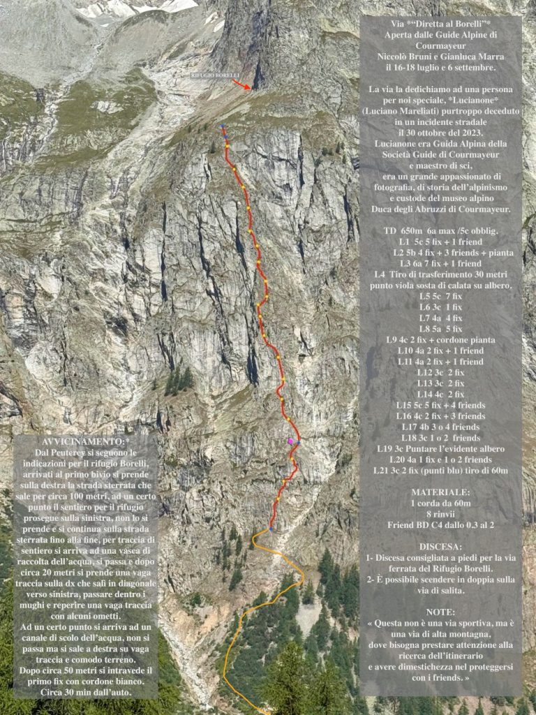 La relazione di Diretta al Borelli