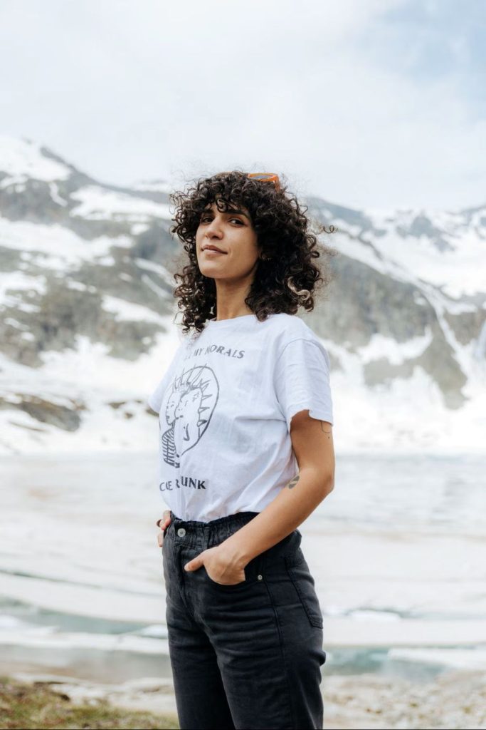 Marta Aidala autrice di La Strangera. Foto Federico Ravassard