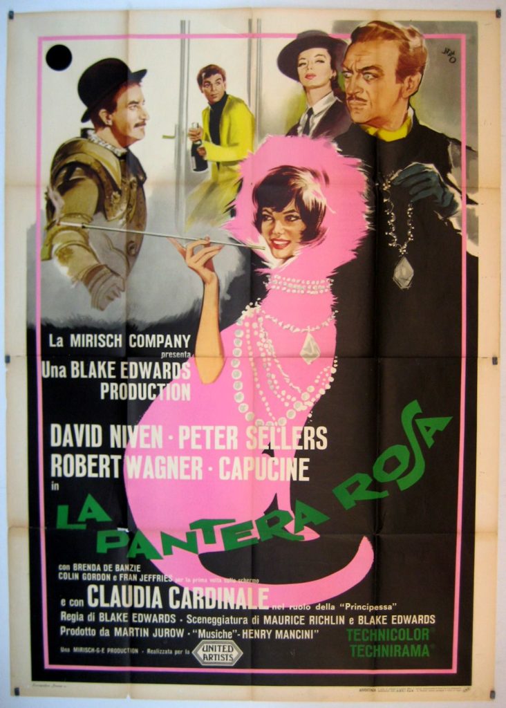 Una locandina di La Pantera Rosa
