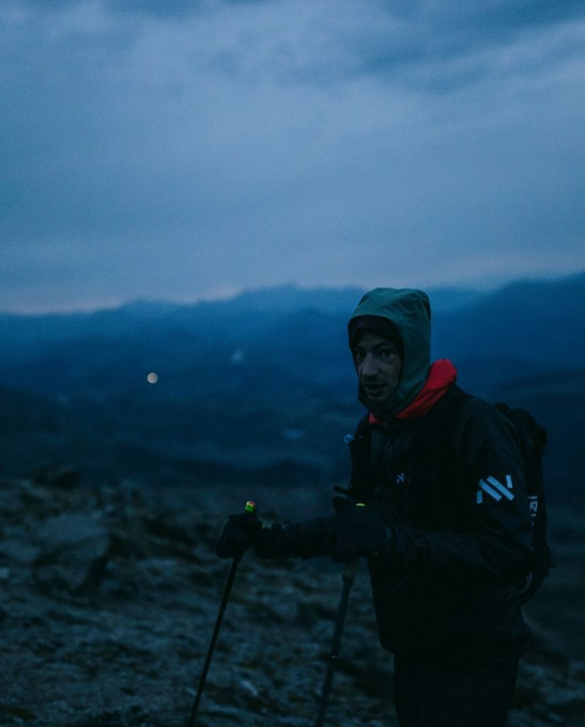 Il meteo non è sempre stato amico. FB Kilian Jornet