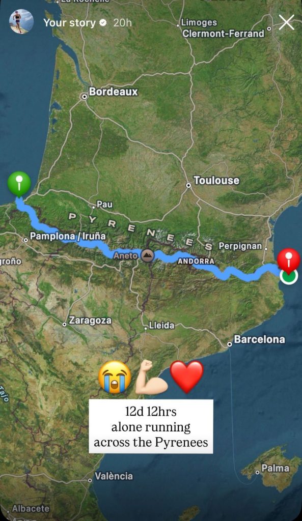 La mappa del percorso della Maciel