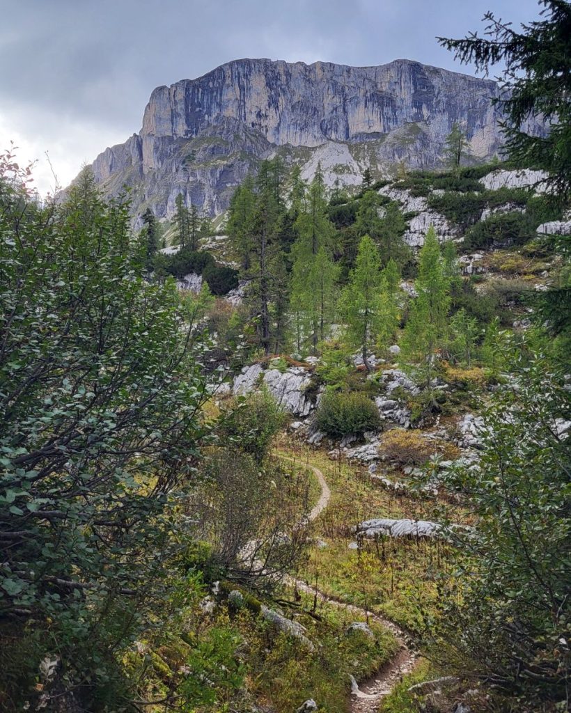 Il sentiero verso la Pühringerhütte