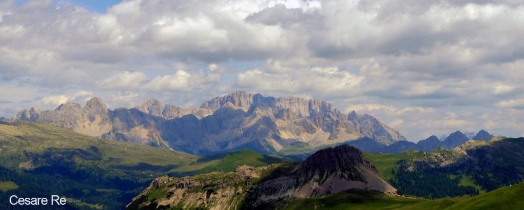 La Sud della Marmolada vista dall
