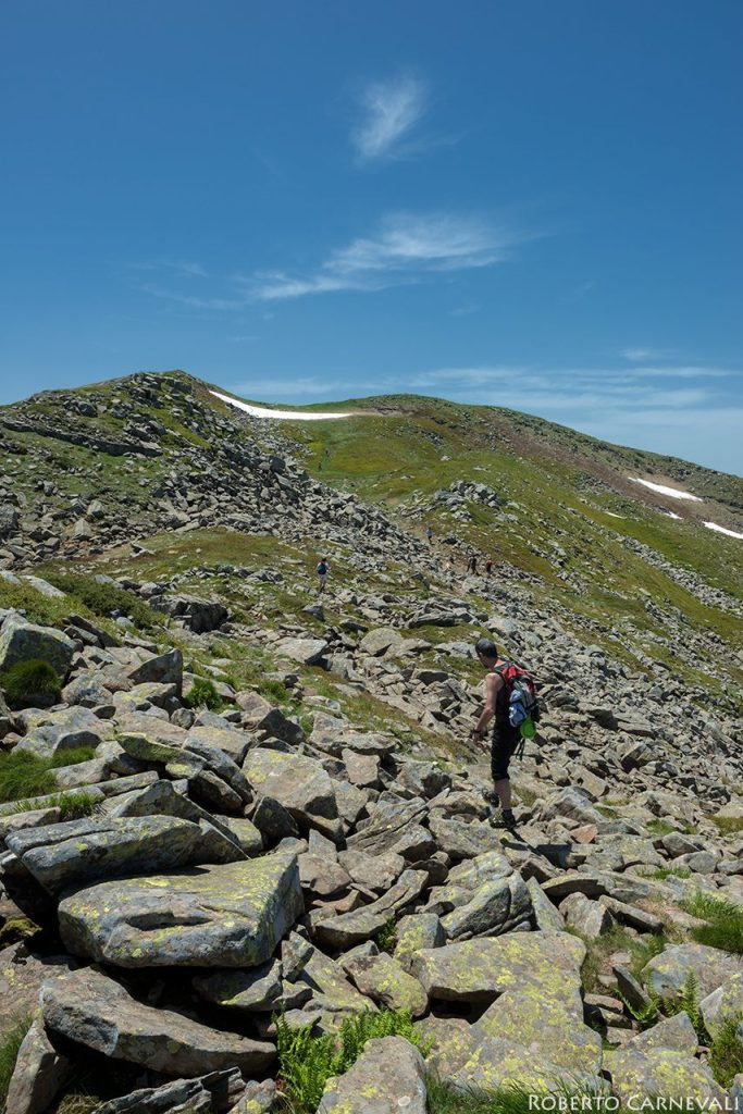 Il crinale. Foto Roberto Carnevali