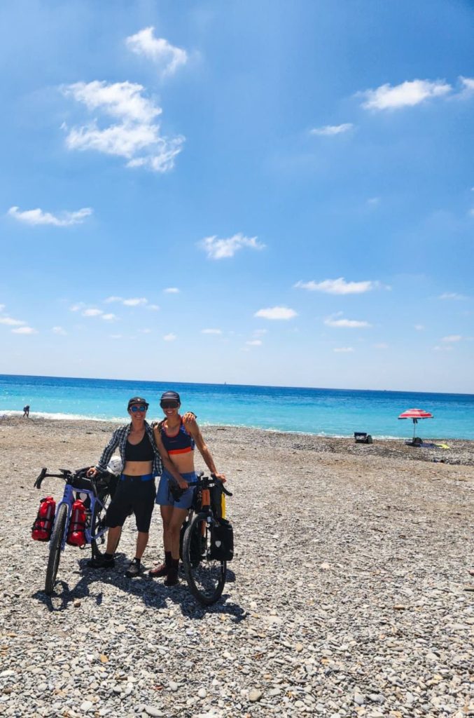 La partenza da Ventimiglia