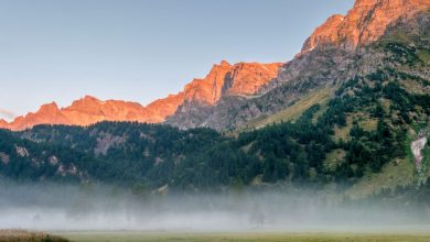 Alba all'Alpe Devero. Foto Alberto Nardi