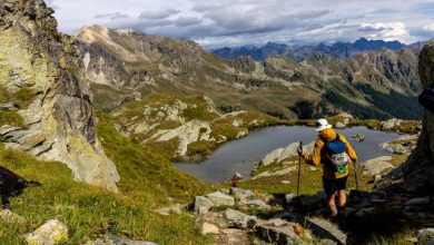 Concorrenti nei pressi del rifugio Cuney @ Roberto Roux_Zzam! Agency