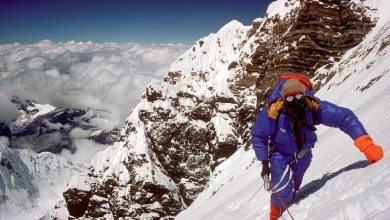 Dougal Haston verso la Cima Sud dell'Everest