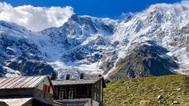Il Rifugio Zamboni Zappa ai piedi della parete Est del Monte Rosa @ FB Rifugio Zamboni-Zappa