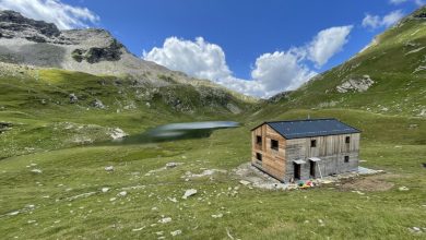 Il nuovo Rifugio Baldiscio, nel territorio di Madesimo