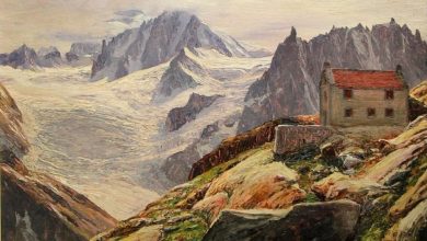 Il rifugio del Couvercle e il Monte Bianco, 1938