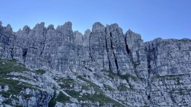 Un angolo dolomitico nascosto in Lombardia (foto M. Comi)