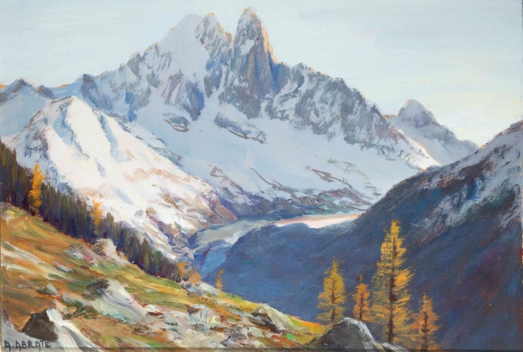 La Verte e les Drus in autunno, 1947