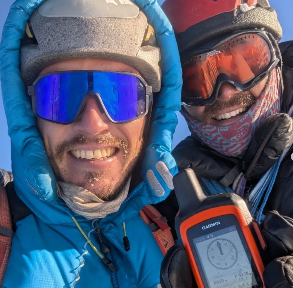 Gaetan Navarrete e Julien Priour in vetta @ gaetan_navarrete