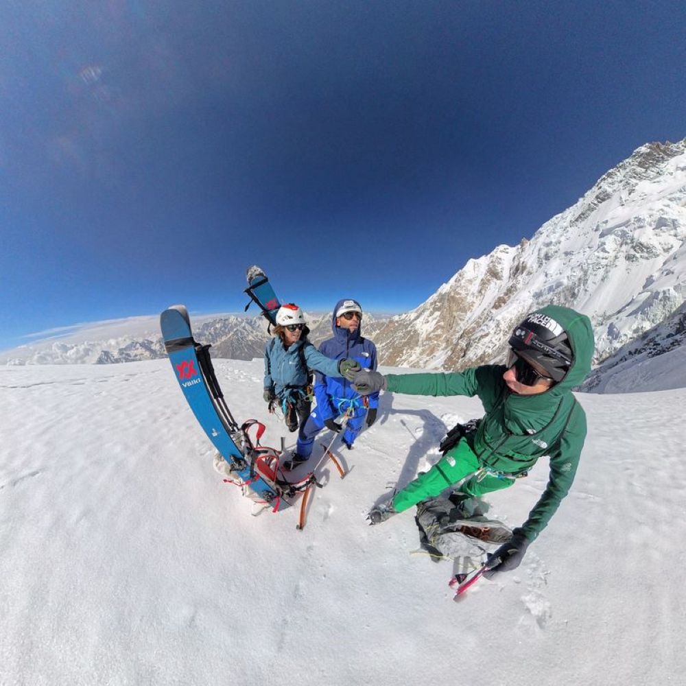 Goettler sulla vetta del Nanga Parbat