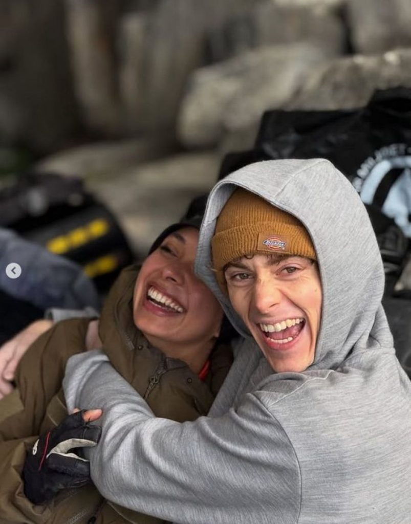 Leo Boe e Johanna Jupin dopo la salita di Change @dugmcc