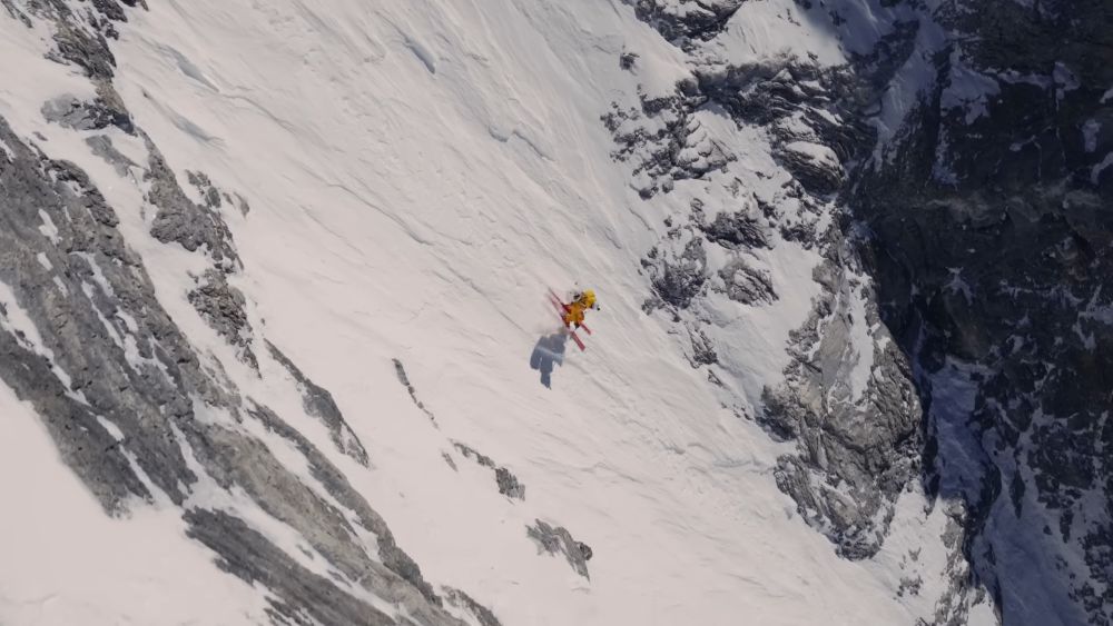 Morrison durante la discesa dall