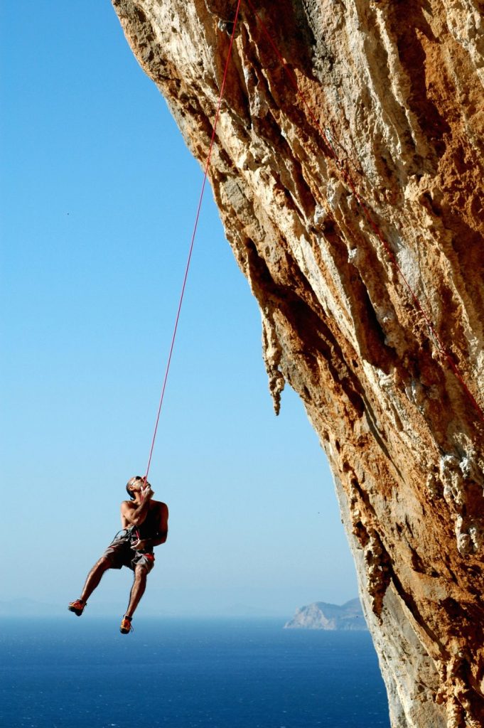 Arrampicata a Kalymnos, foto Stefano Ardito