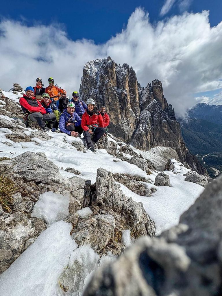 Le attività in parete del raduno Dolomia 2025 (foto di Ruggero Alberti)