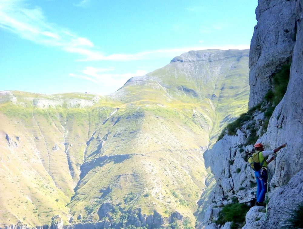 Arrampicata sullo Spigolo, archivio Carlo M. Minnozzi