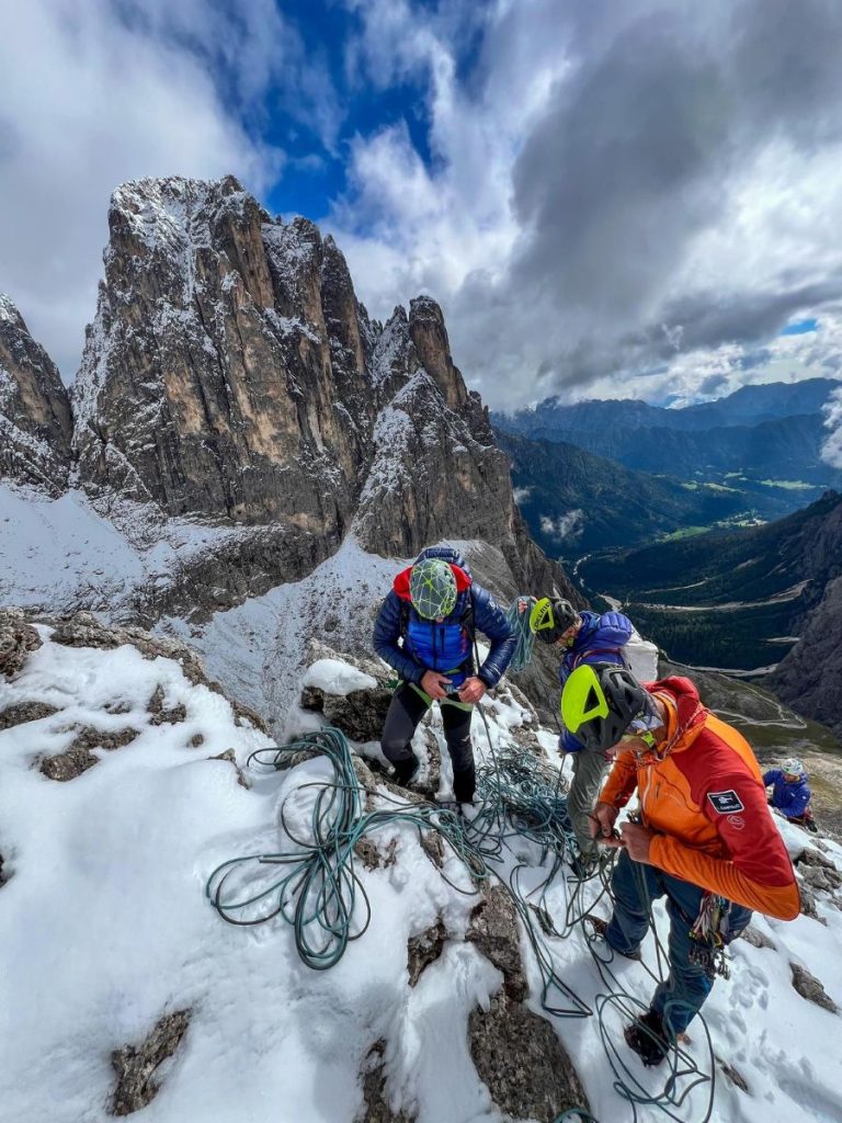 Le attività mattutine sulle Pale di San Martino, parte integrante del raduno