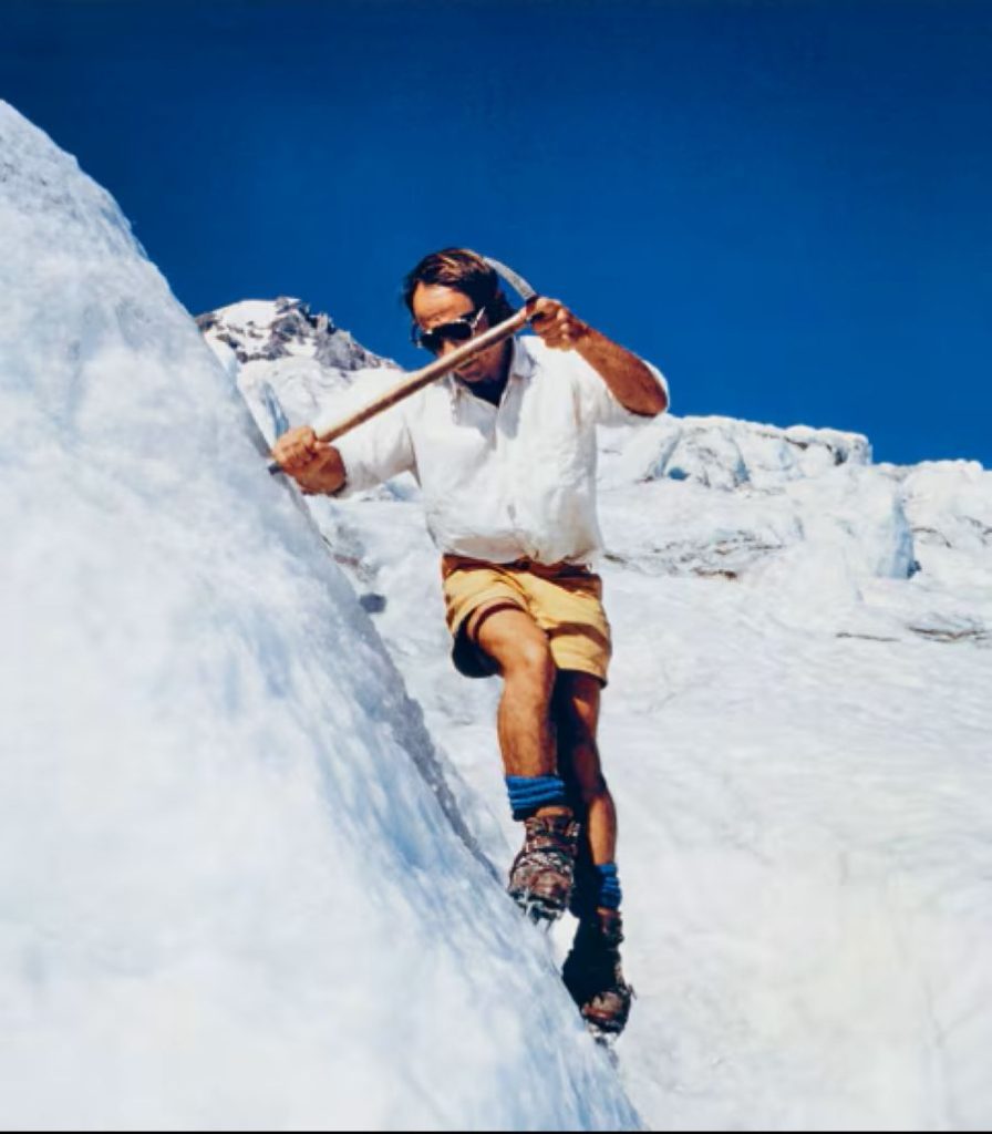 Yvon Chouinard dimostra la tecnica francese del piolet ramasse