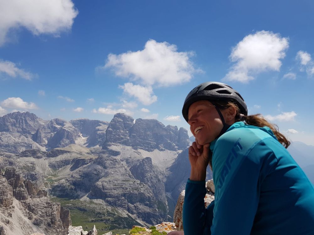 Su Cima Grande con Croda dei Toni e Cima Undici sullo sfondo