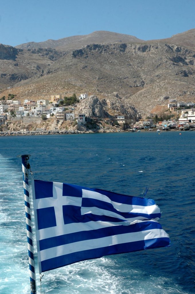 Kalymnos dal traghetto, foto Stefano Ardito