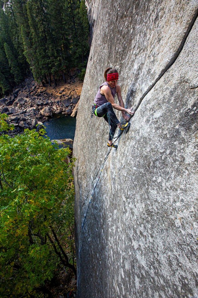 Barbara Zangerl su Magic Line, in Yosemite, nel 2024 © Jacopo Larcher