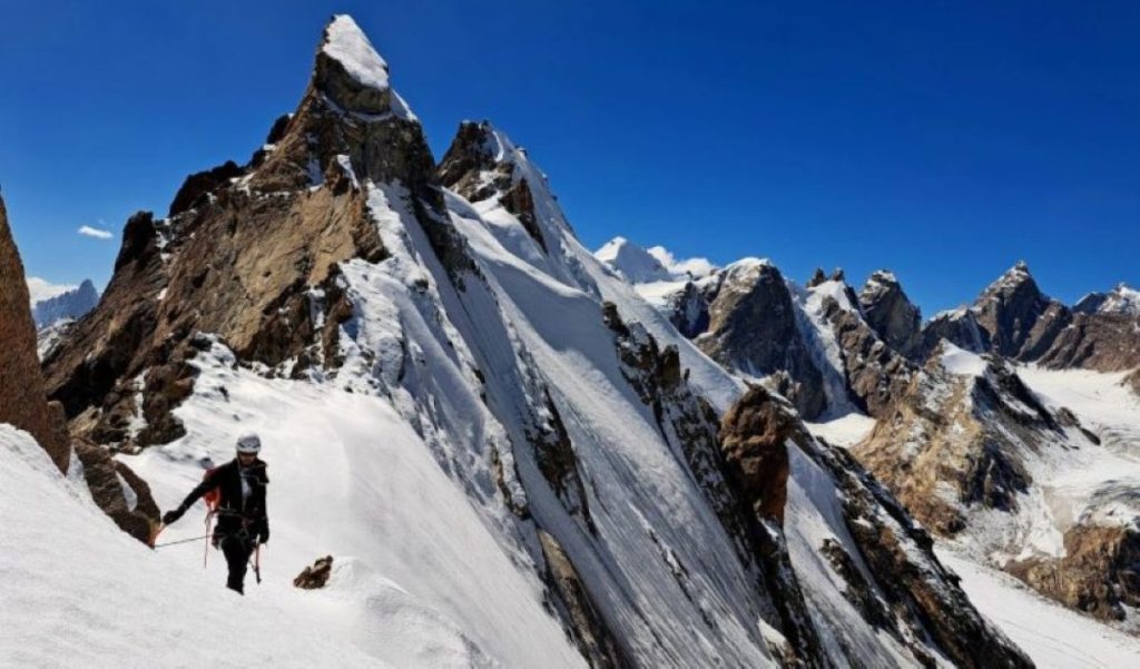 Alberto Urtasun e Héctor Sanmartín durante la loro mini spedizione nello Zanskar. Foto Alberto Urtasun