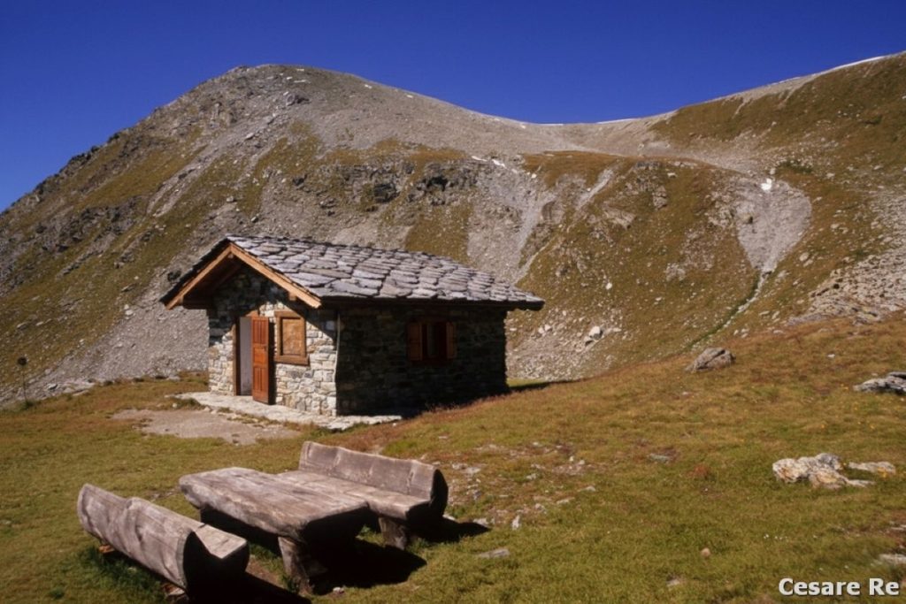 Il bivacco Rosaire et Clermont. Foto Cesare Re