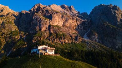 Il rifugio Scarpa. Foto Stefano Chiarello