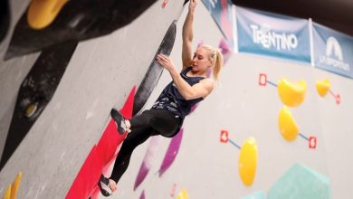 Jania Garnbret durante la KO Boulder @ newspower.it