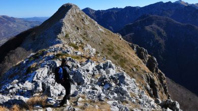 La cresta del Monte Amaro di Opi, foto Stefano Ardito
