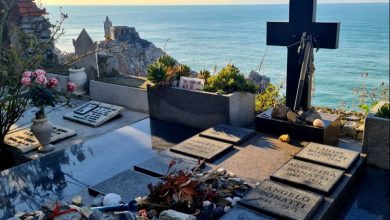 Portovenere, la tomba di Bonatti e dei suoi familiari. Foto Stefano Ardito