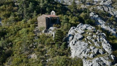 La chiesetta di Santa Maria in Siaris, in Val Rosandra. Foto Stefano Ardito